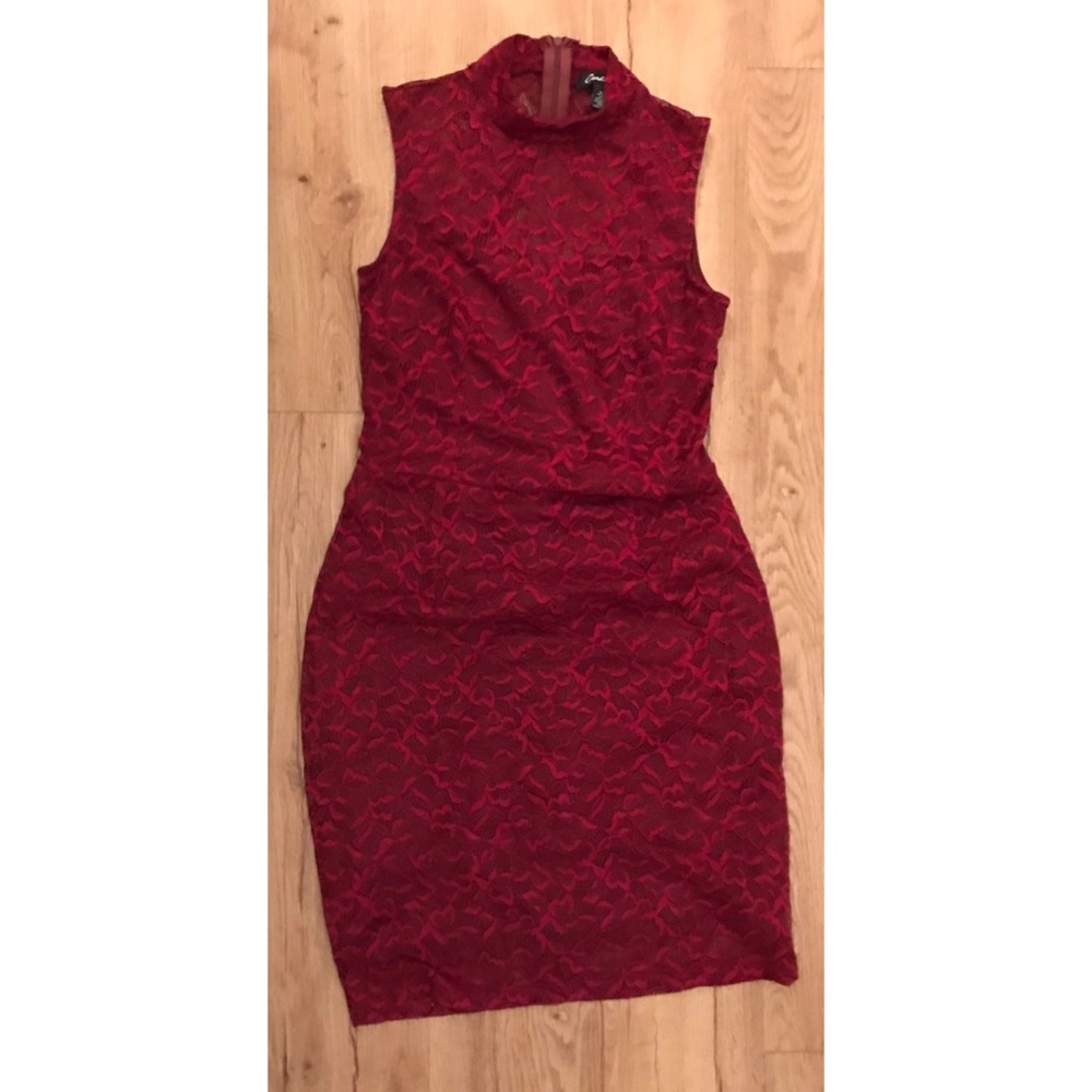 Simple red dress